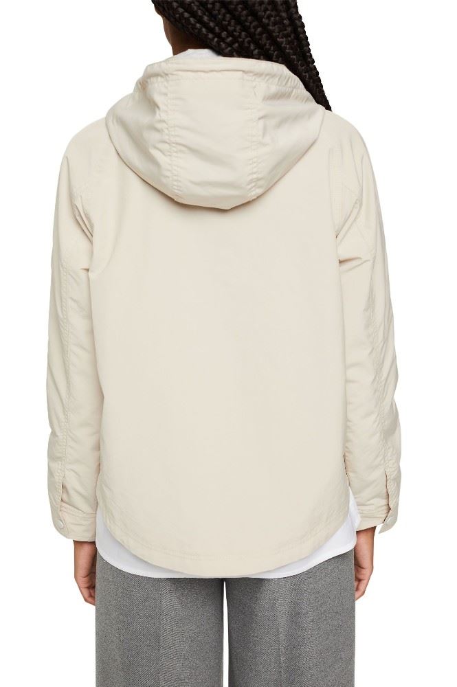 EDC Outdoor Jacke recycelt wasserabweisend beige S12 012CC1G301 