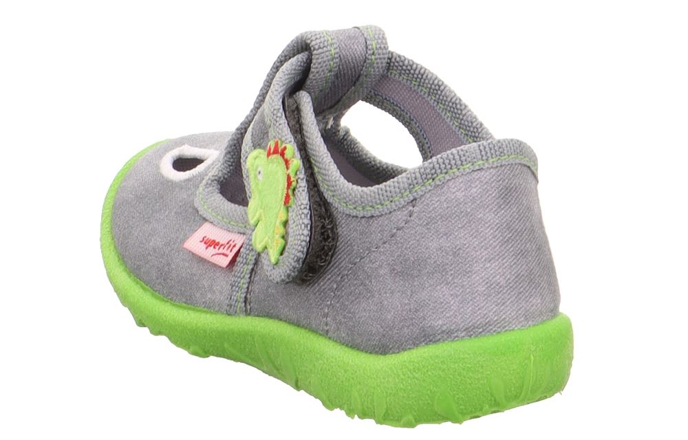 Legero Hausschuh mit Klettverschluss SPOTTY - grau S13  1-009248-2500 