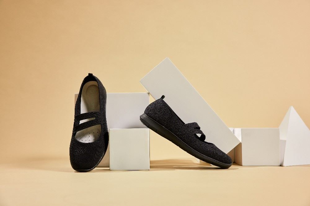 Remonte Damen Ballerinas schwarz R7102-01 