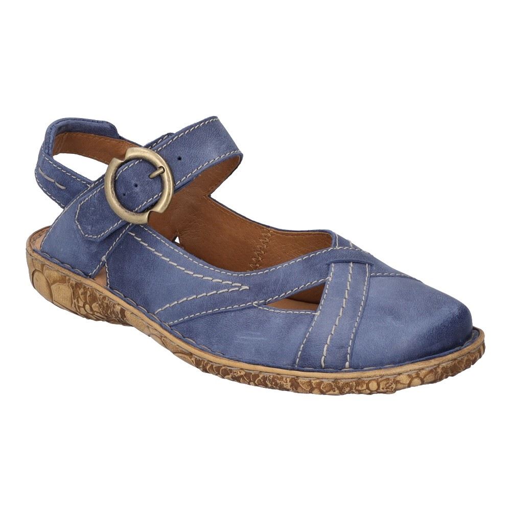 JOSEF SEIBEL Rosalie 49 Damen Sandale Leder blau S12  79549 