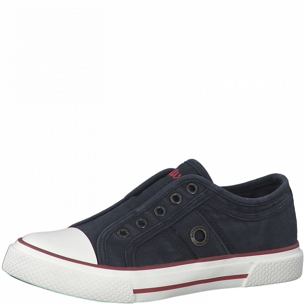 s.Oliver Jungen Sneaker low Slipper Schlupschuh blau S12 5-5-44200-28 