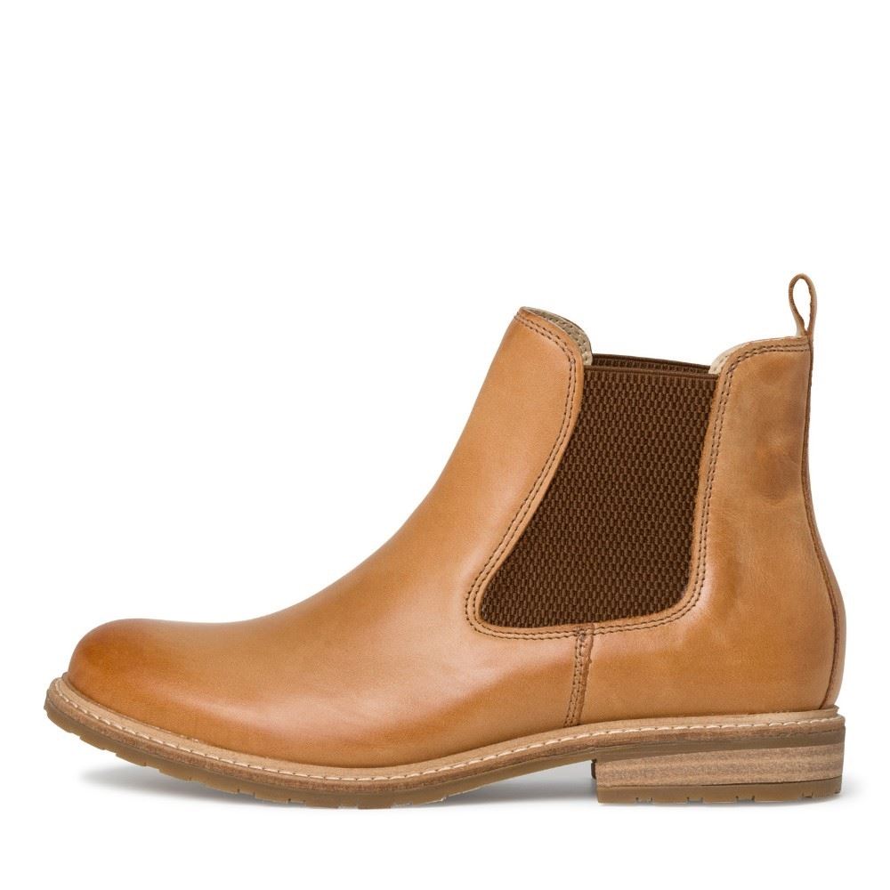 Tamaris Chelsea Boot camel 1-1-25056-27 42 | 312 CAMEL LEATH | 