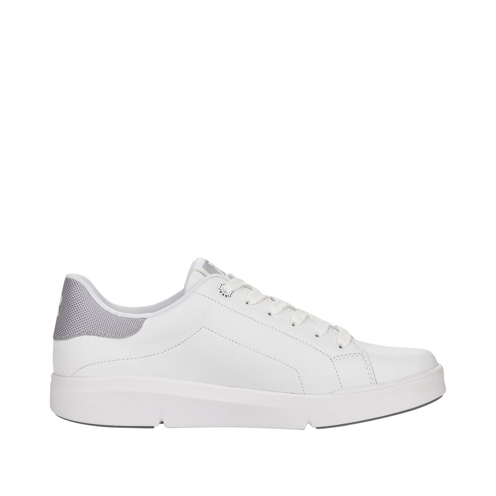 Rieker R- Evolution Sneaker Halbschuh Leder weiß S12 41902-80 36 | weiss/cement/we | F