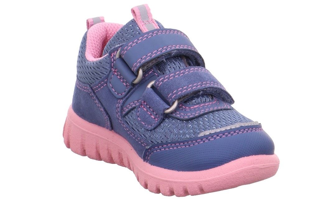 SUPERFIT SPORT7 MINI Blau Rosa Sneaker 1-006194-8060 