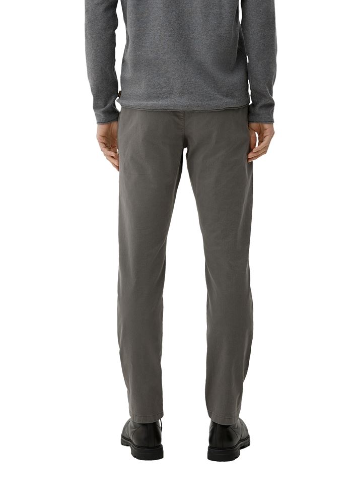 s.Oliver Hose-Chino mit Allover-Druck grau S13  2126059 