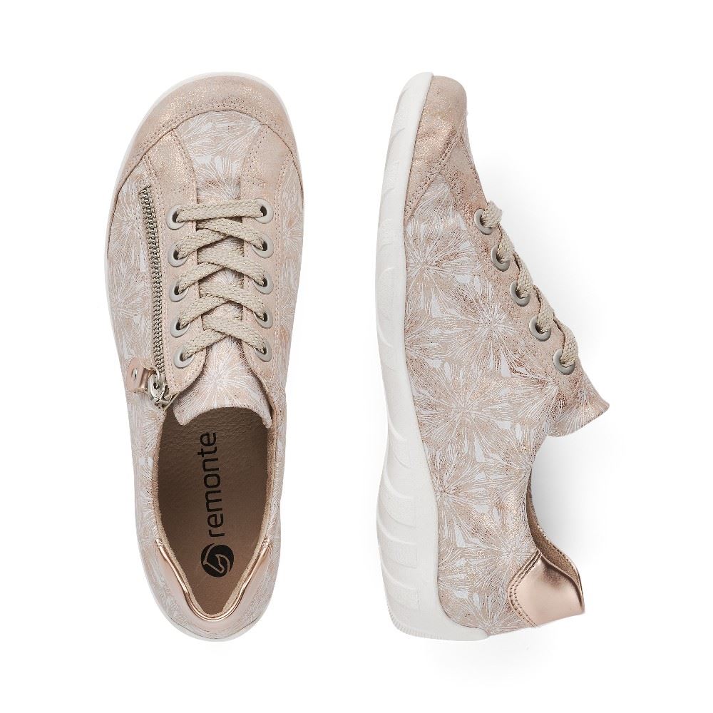 Remonte Sneaker grau / rose R3435 37 | 30 rosegold | 