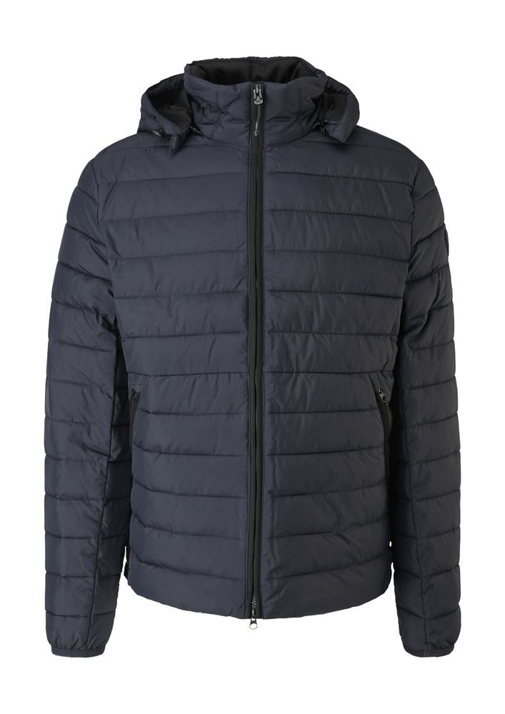s.Oliver Herren Steppjacke Stehkragen Light- Down- Optik Zwei- Wege- Reißverschluss  S22 2115321 