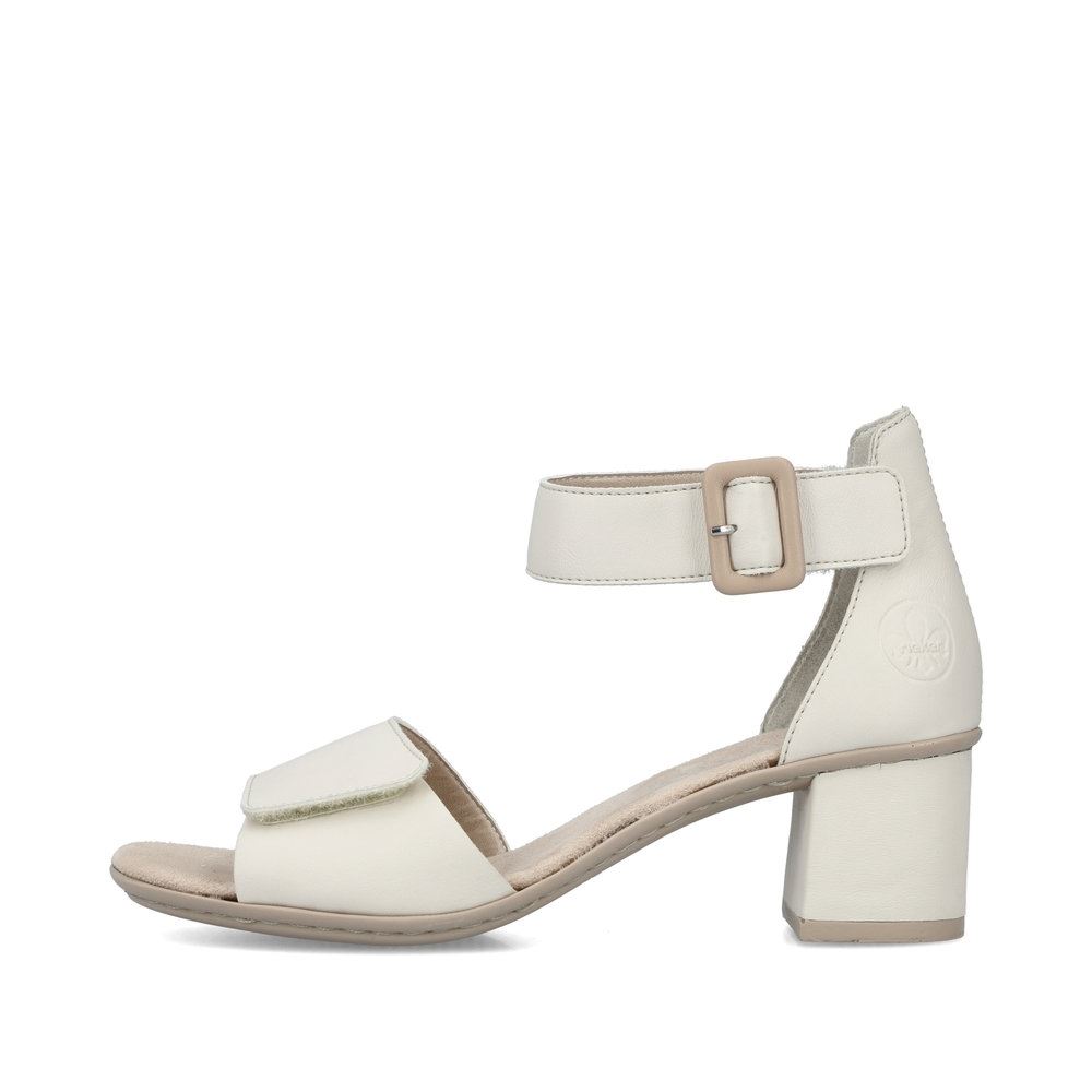 Rieker Damen Riemchensandaletten hellbeige S13 64750-60 