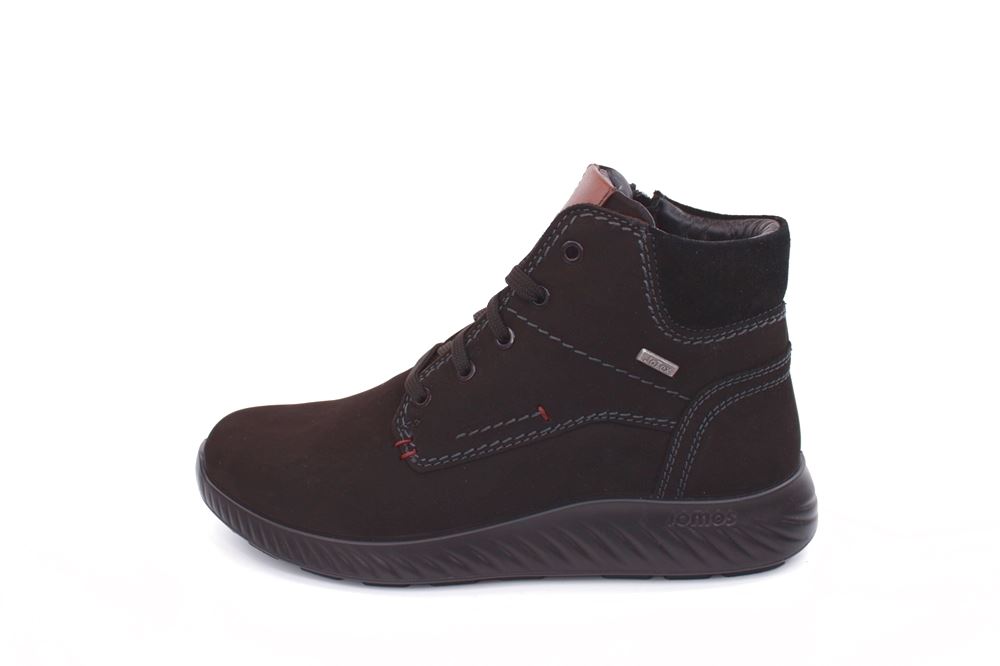 Jomos Herren Stiefelette Leder TEX- Membran Warmfutter Comfortweite H schwarz S22 326901 48 | 0065 schwarz/tu | 