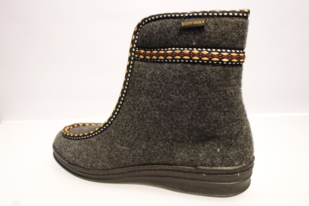 Cosmos Cordes Hausschuh grau Top 12-W 