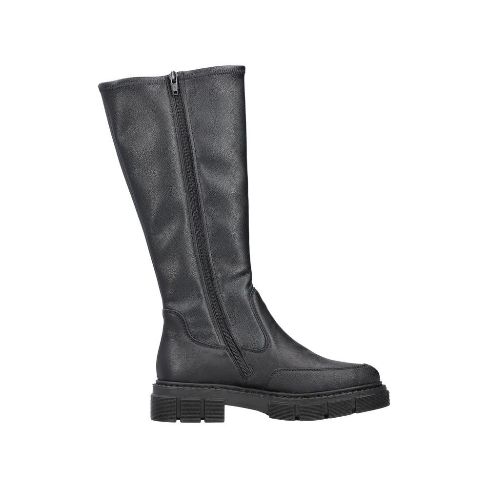 Rieker Antistress Damen Langschaftstiefel schwarz S22 M3891-00 40 | schwarz/schwarz | F