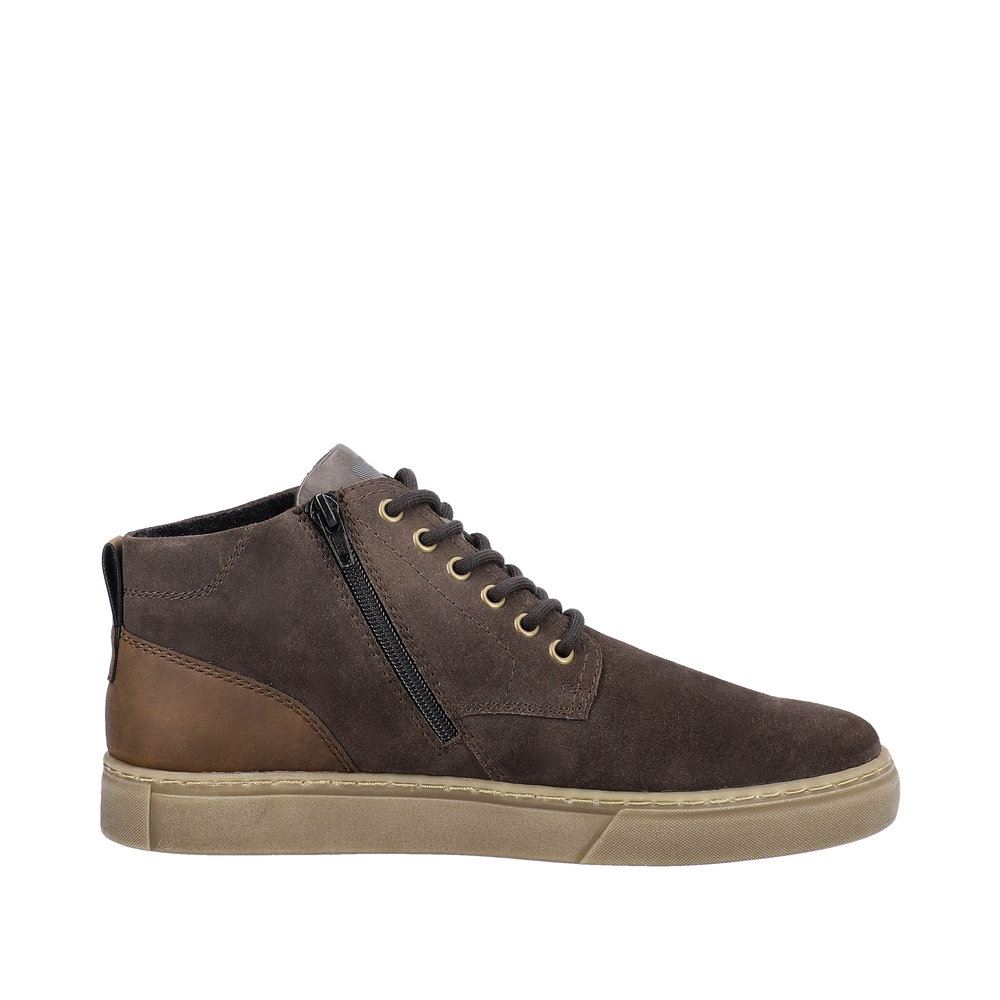 Rieker Evolution Herren Schnürboots Schnürstiefel Rauleder Wechselfußbett grau S23 U0762-45 