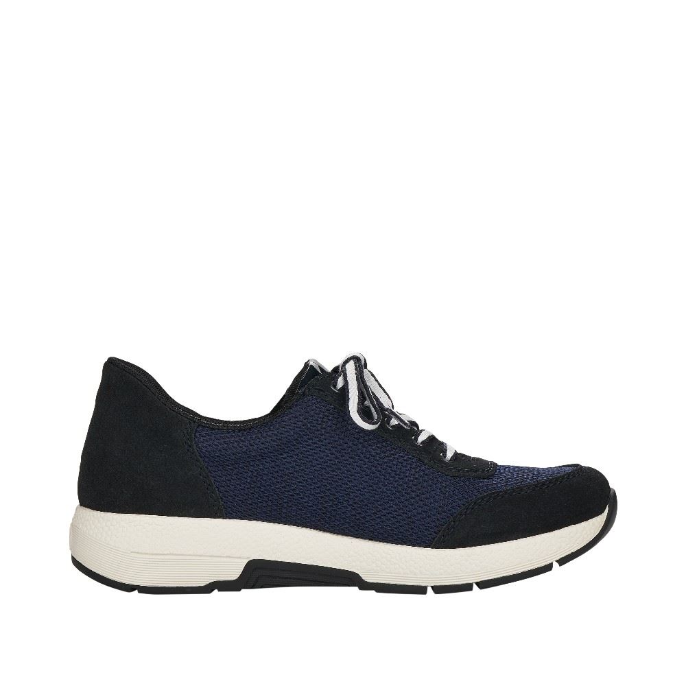 Rieker Antistress Schnürschuh Sneaker blau S12 N8451-14 38 | pazifik/marine/ | F