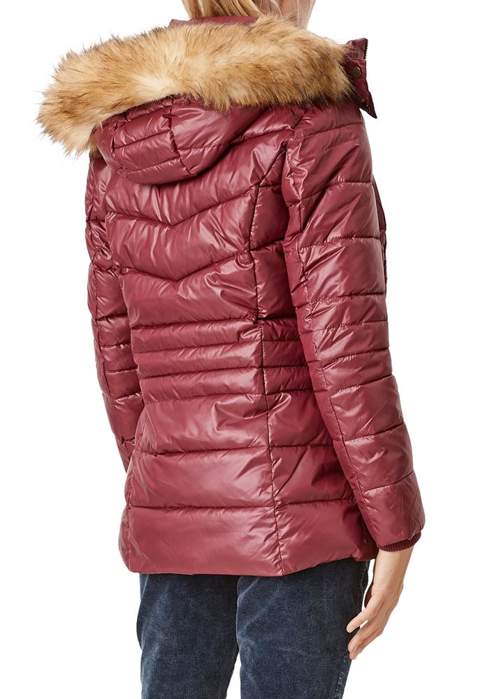 s.Oliver Pufferjacke mit Kapuze rot S21 2104577 46 | 4909 purple | 