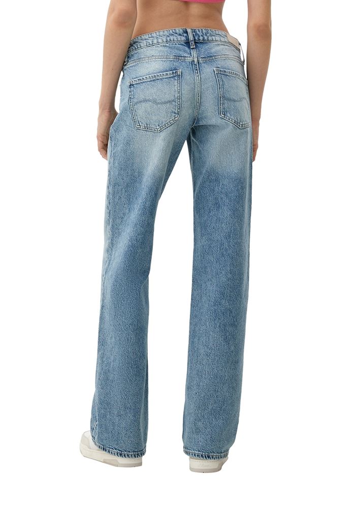 QS designed by Slim: Ankle-Jeans mit Waschung blau S13  2126806 
