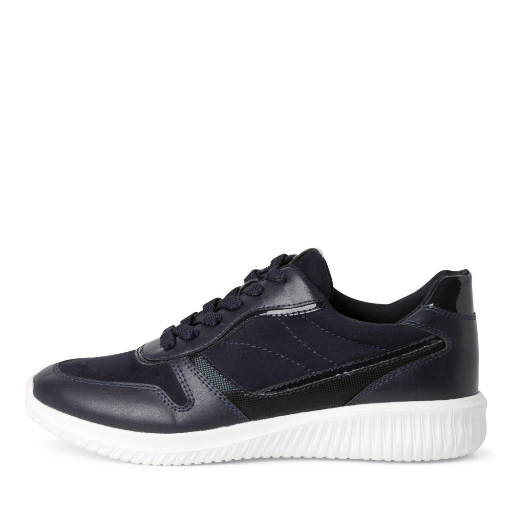 Tamaris Sneaker Wechselfussbett blau und weiß S12 1-1-23746-28 40 | 805 NAVY | 