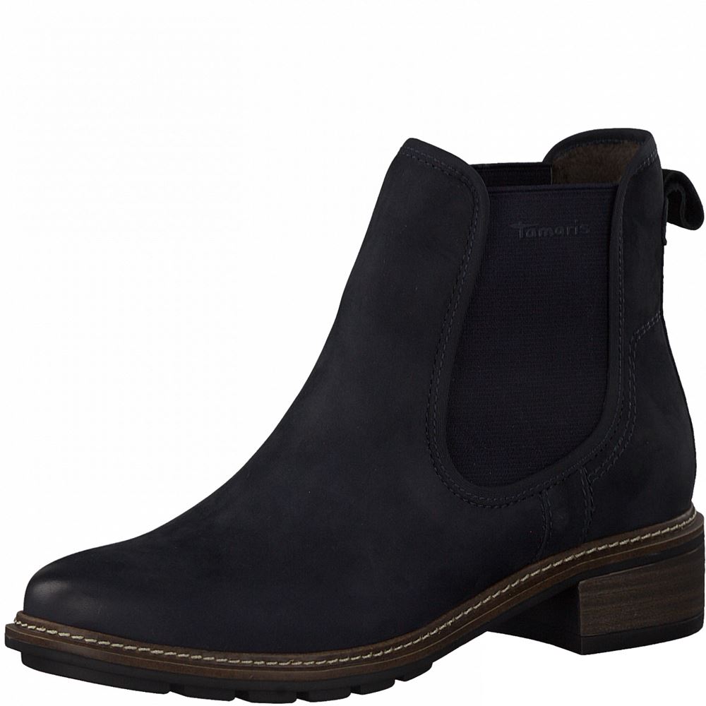 Tamaris Chelsea Boot blau  S21 1-1-25440-27 36 | 805 NAVY | 
