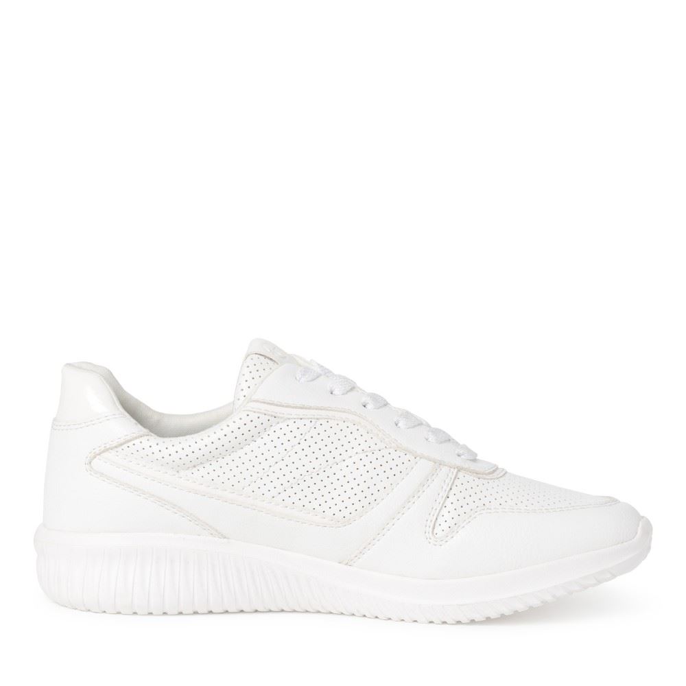 Tamaris Sneaker Wechselfussbett blau und weiß S12 1-1-23746-28 38 | 156 WHITE PUNCH | 