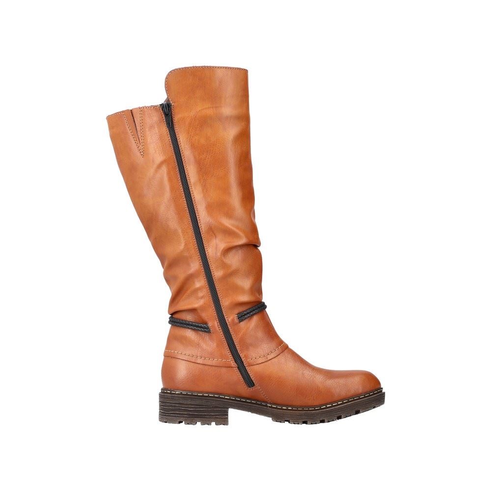 Rieker Antistress Damen Stiefel Langschaft TEX- Membran Warmfutter braun S22  Z4758-24 38 | cayenne/brandy | F