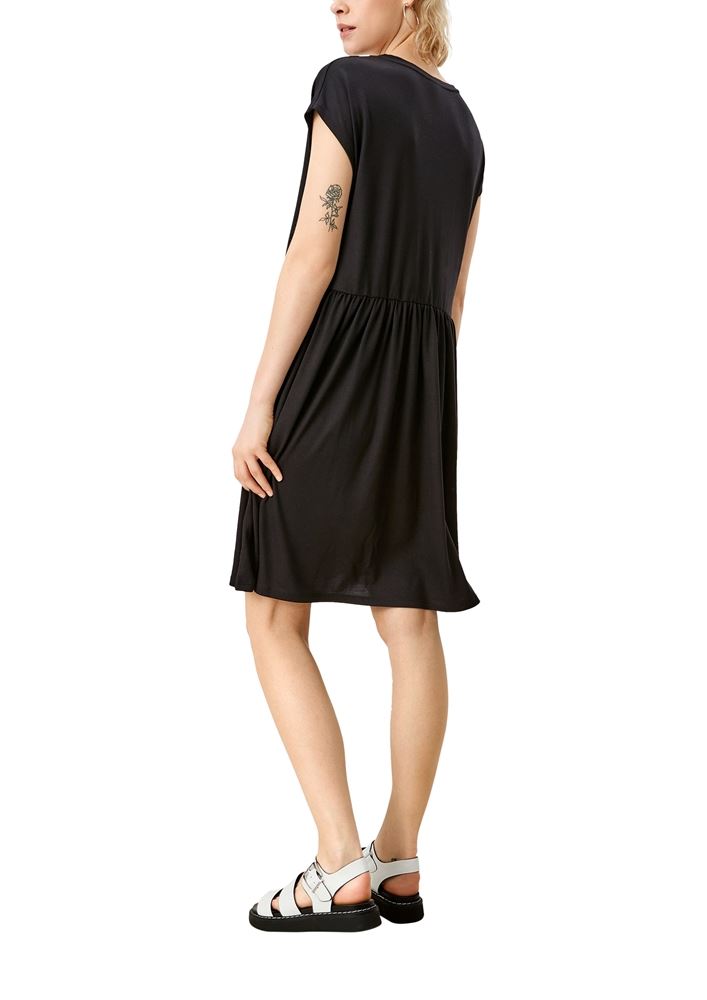 QS designed by Kleid aus Jersey 2122365 S | 9999 black | 