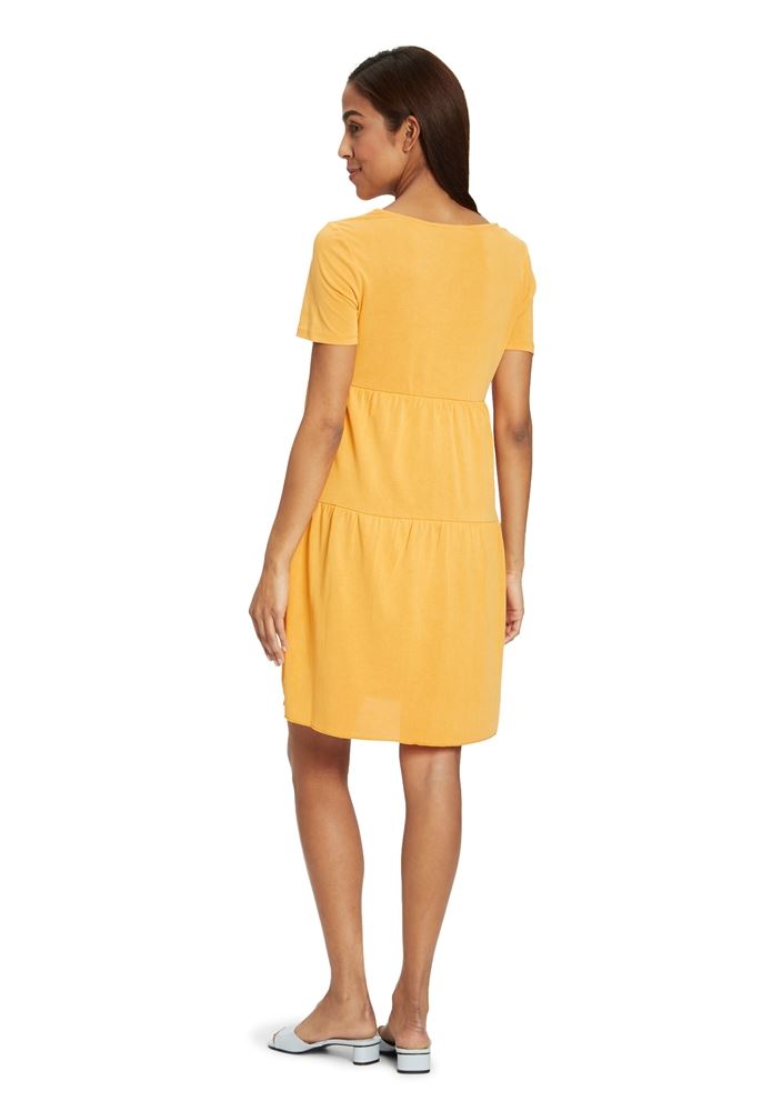 BETTY BARCLAY Stufenkleid A-Linie V-Ausschnitt 1/2 Arm 11901138 44 | 3207 Iceland Po | 