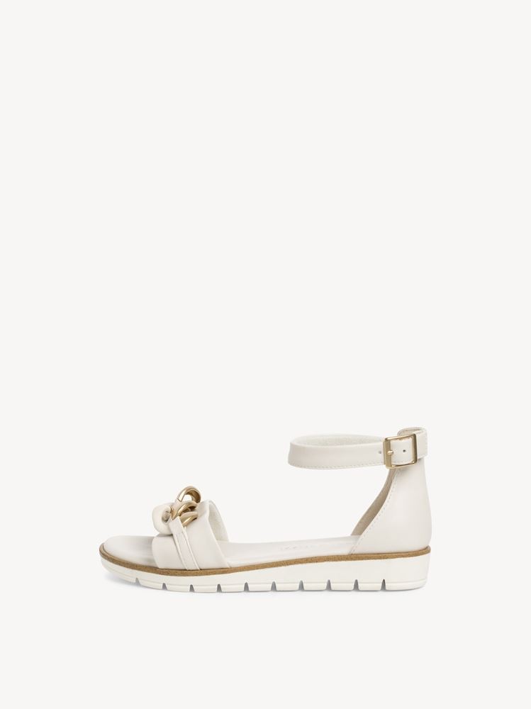 Marco Tozzi Sandale cream/gold S13  2-2-28610-20 