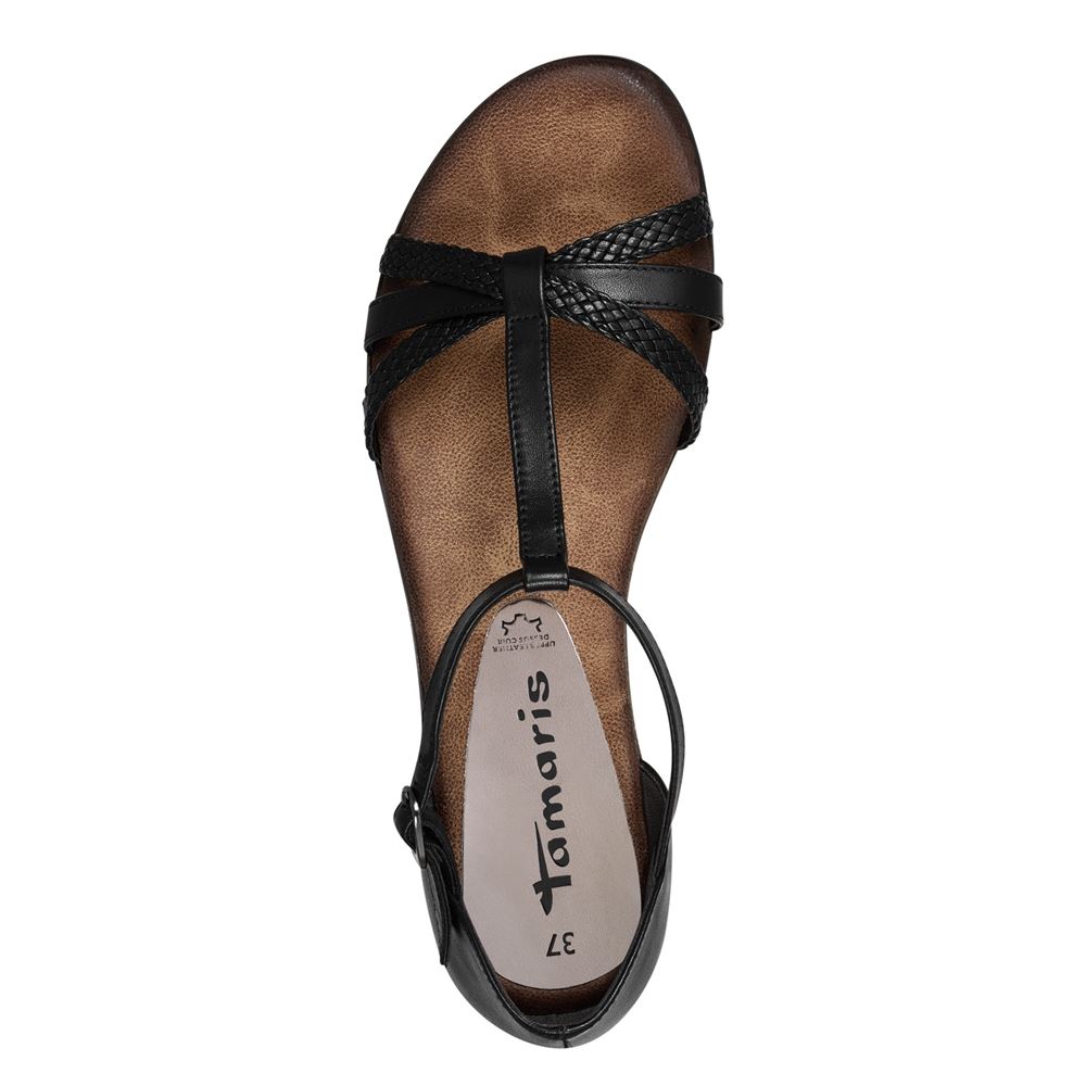 Tamaris Sandale Blockabsatz schwarz S13  1-1-28137-20 