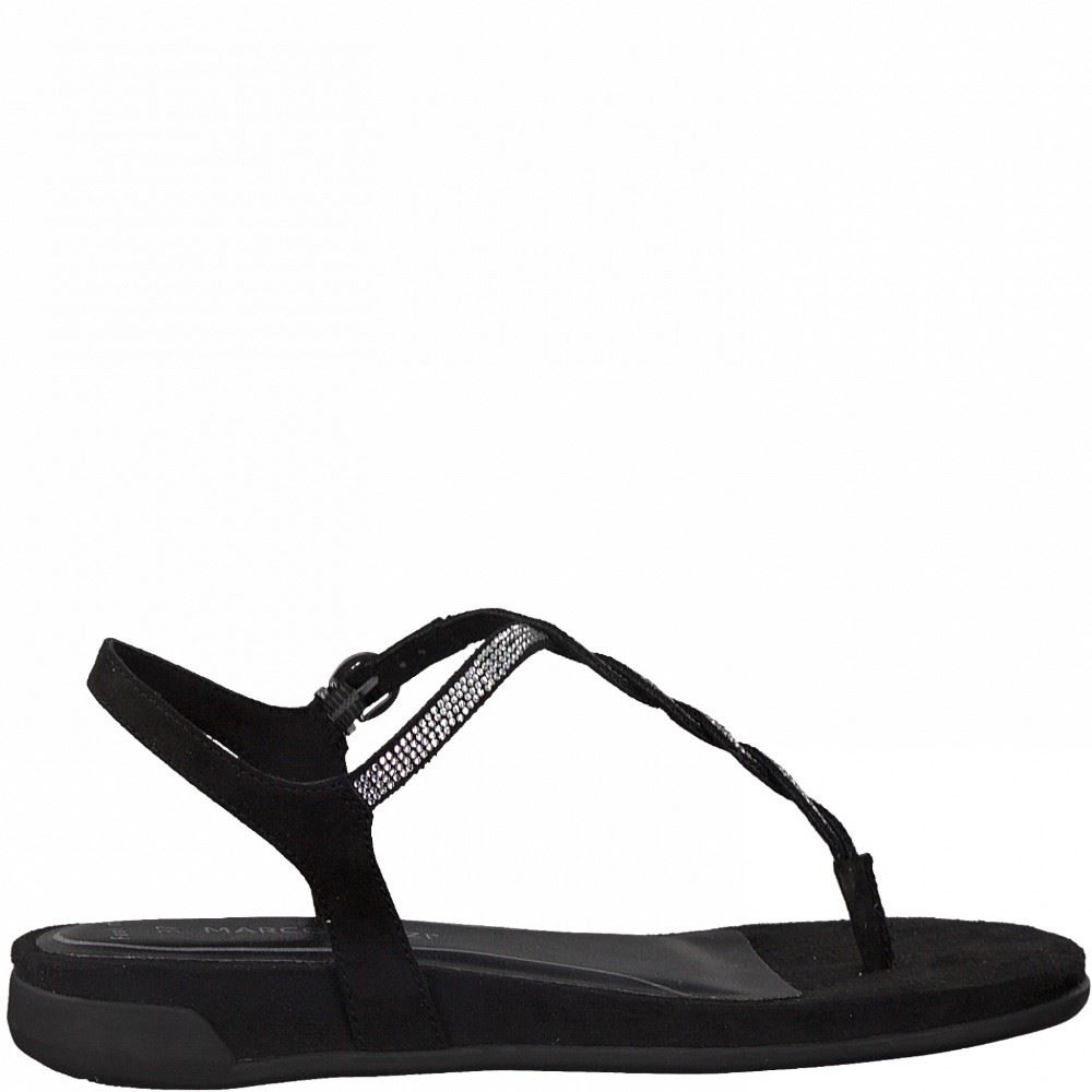 Marco Tozzi Sandale Zehentrenner schwarz 2-2-28409-26 39 | 098 BLACK COMB | 