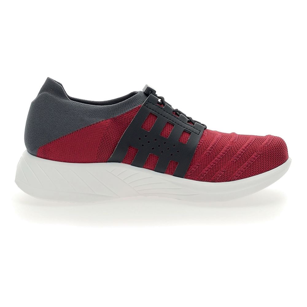 UYN 3D RIBS TUNE Damen Schuh Sneaker Merinowolle grün, rot S13  Y100052-93 