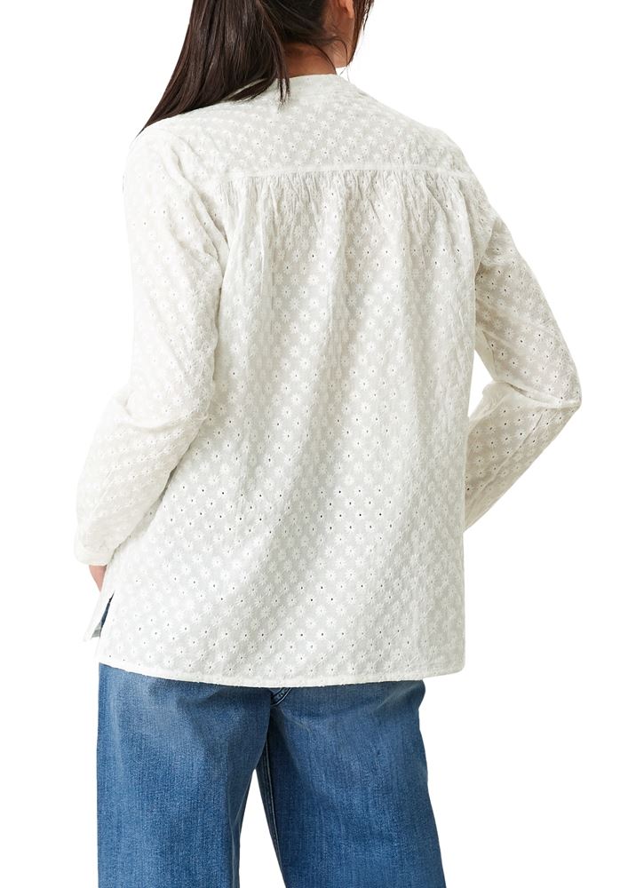 s.Oliver Tunikabluse Broderie Anglaise weiß S12  2111988 36 | 02L1 off-white | 