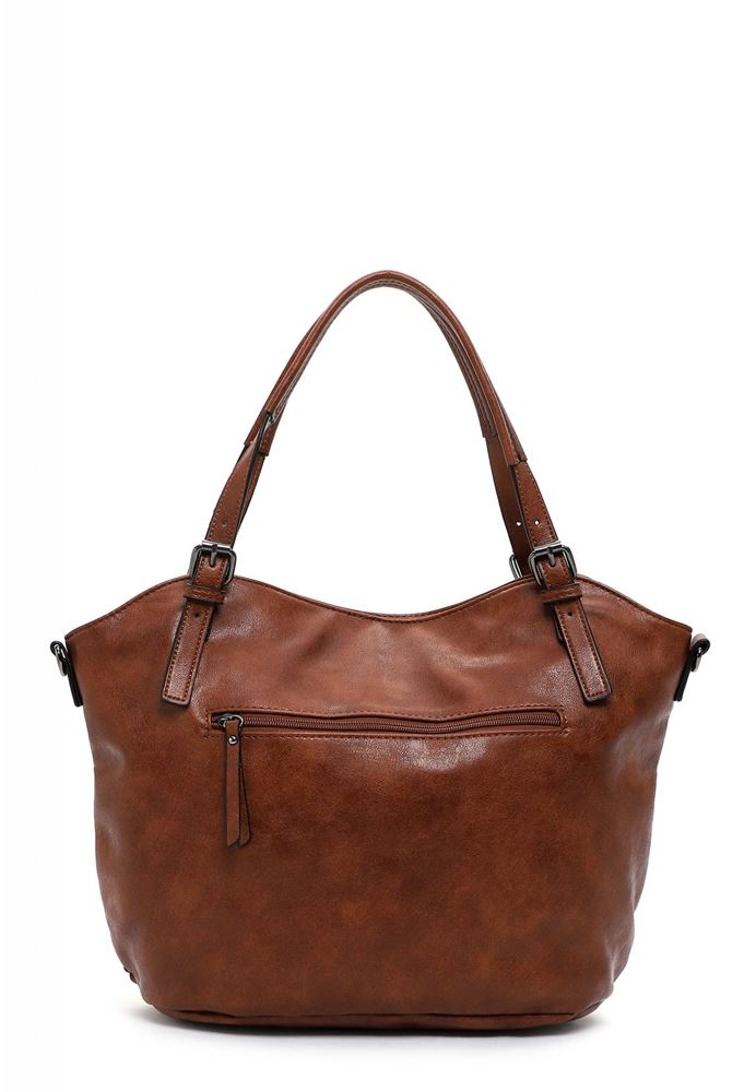 Tamaris Shopper Handtasche Julina Streifen- Design braun S22 32026,700 