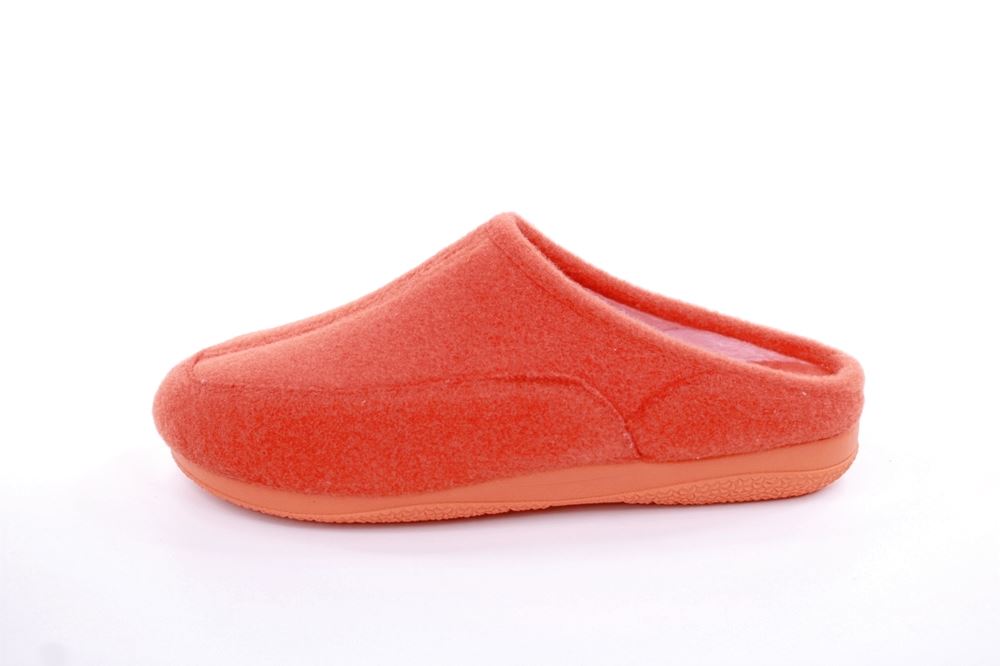 s`knöpfli Damen Hausschuh Pantolette orange S22 X10625P 40 | naranja azulina | 