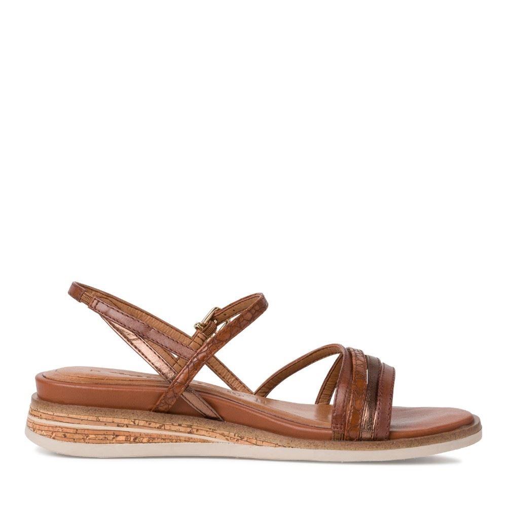 Tamaris Sandalette cognac komb 1-1-28269-28 40 | 392 COGNAC COMB | 