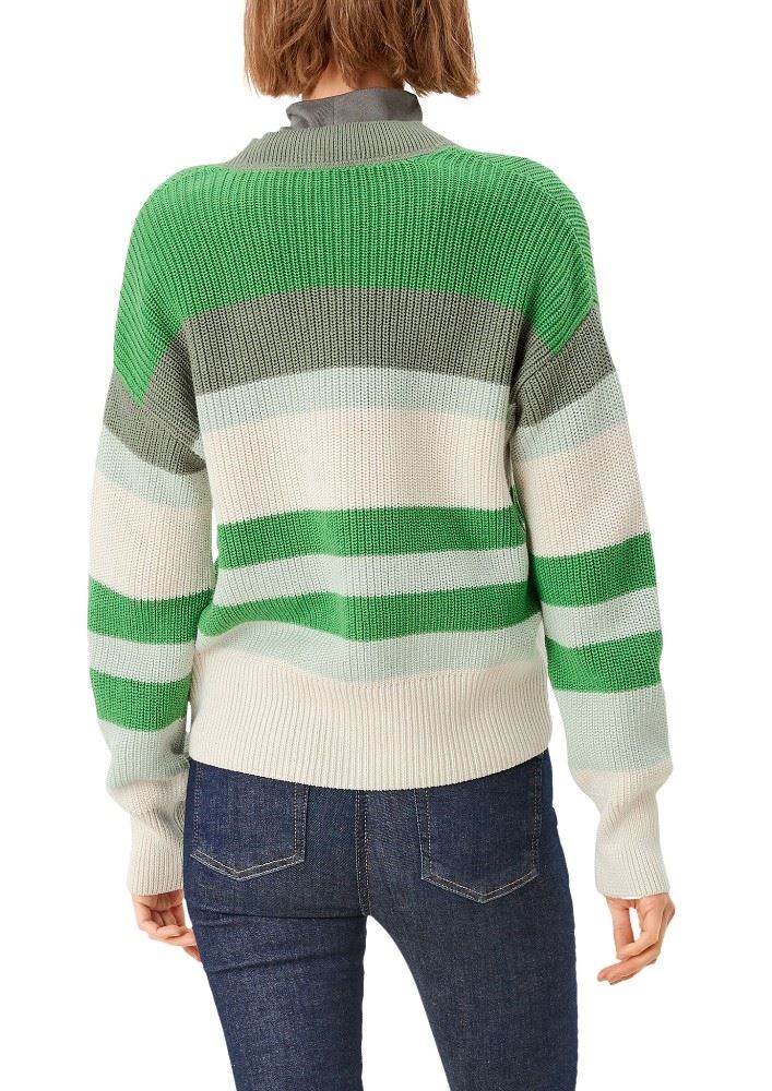 s.Oliver Cardigan mit Blockstreifen creme S12 2117576 