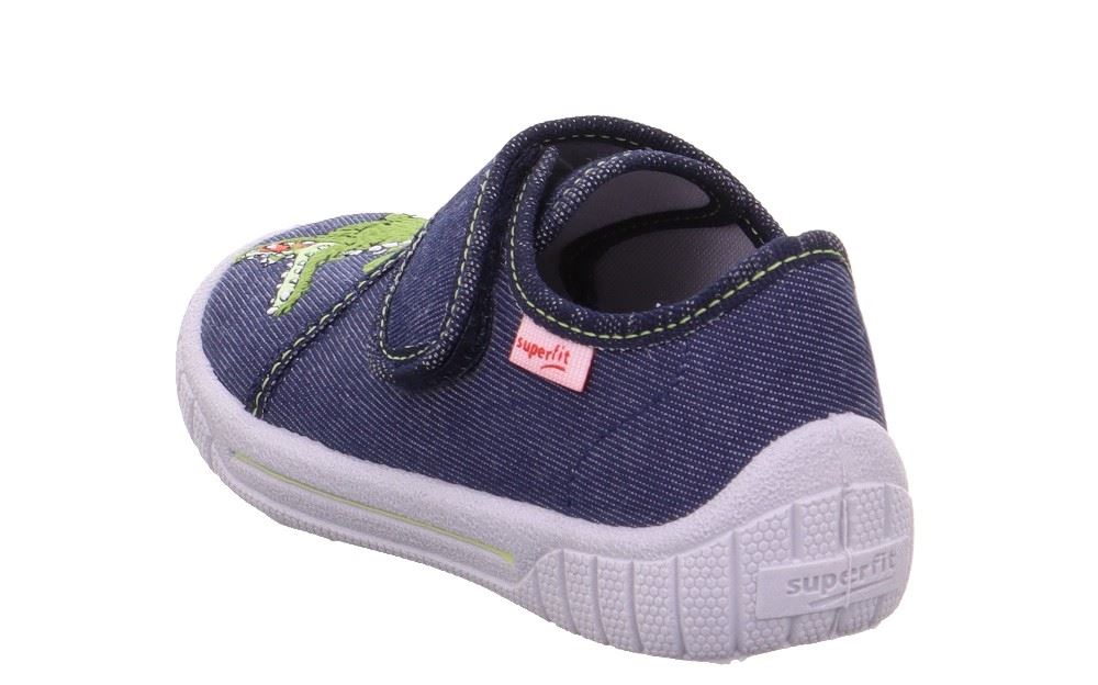 superfit Hausschuh BILL BLAU Kroko 1-800278-8040 