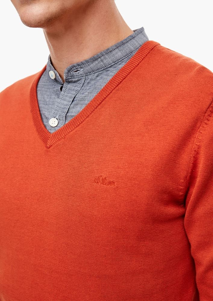 s.Oliver Strickpullover Herren dunkelblau 2040666 