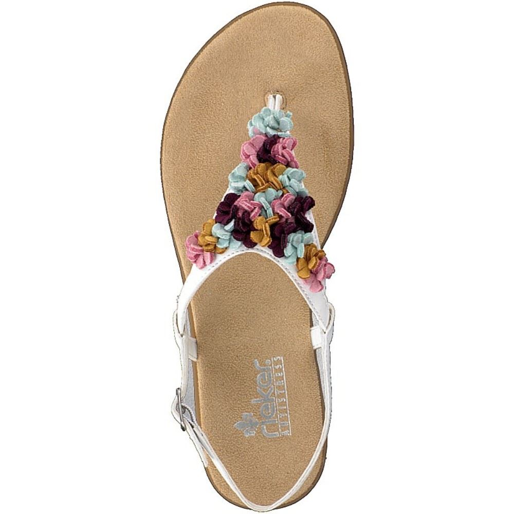 Rieker Sandale weiss 65104 37 | 80 weiss | 
