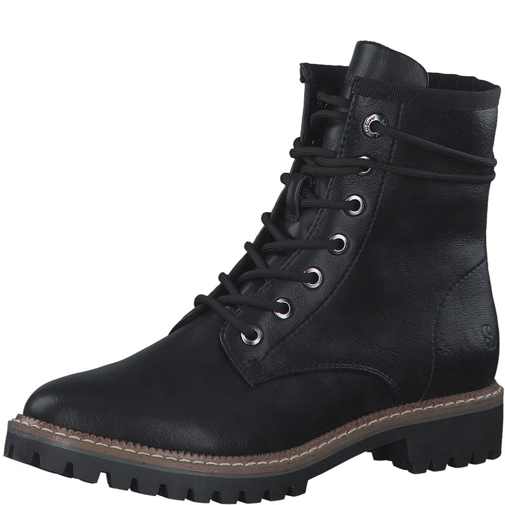 s.Oliver Schnürstiefelette Schnürboots schwarz  S22 5-5-25237-29 42 | 001 BLACK | 