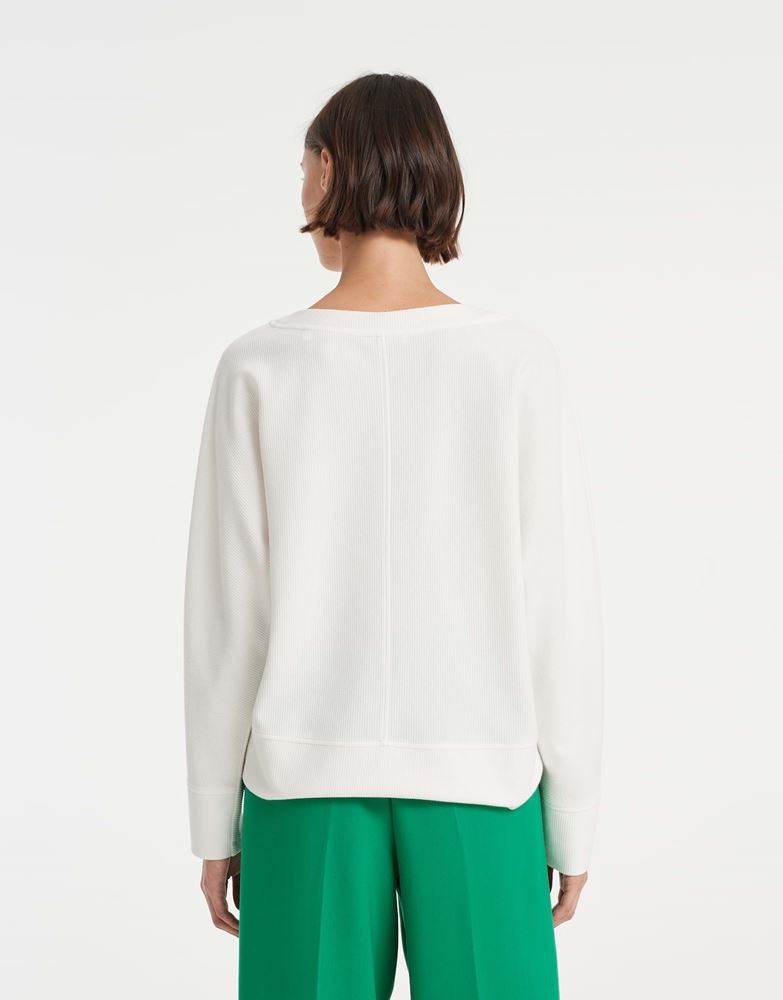 OPUS Sweater Gadna Fledermausärmel weiß S13 10129710989148 44 | 1004 milk | 
