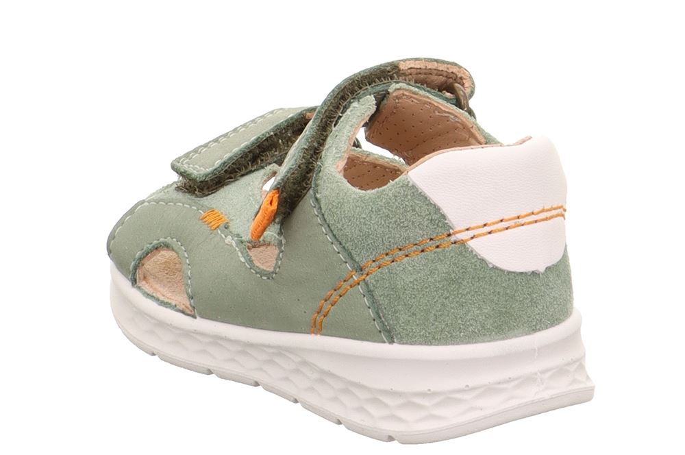 superfit LAGOON Sandale mit Klettverschluss hellgrün/orange S13  1-000510-7500 
