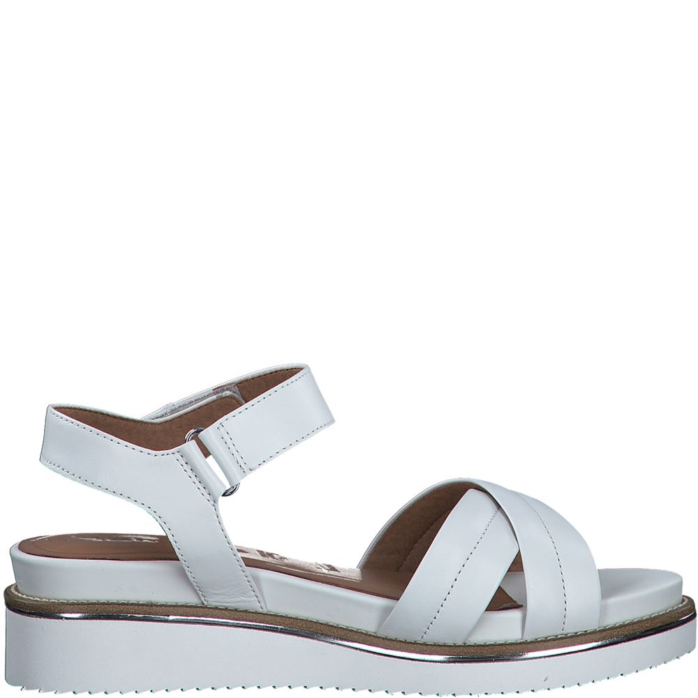 Tamaris Sandalette Leder white S13  1-1-28225-20 