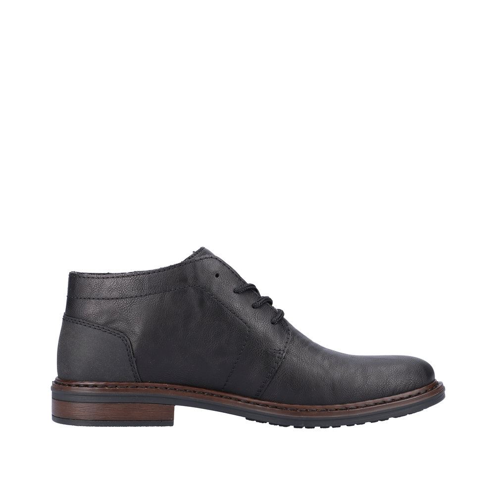 Rieker Antistress Herren Schnürstiefel Extraweite schwarz S23 17604-00 43 | schwarz/schwarz | H