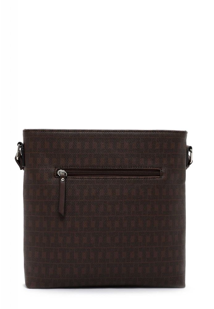 Tamaris Umhängetasche Crossbody- Bag Jody Allover- Logo- Print braun S22 31984,200 