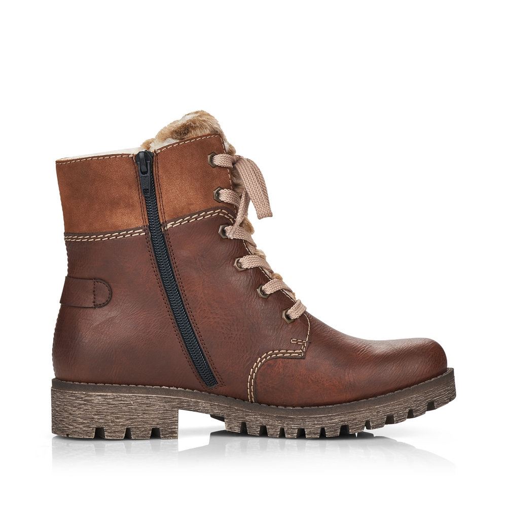 Rieker Antistress Schnürboot Schnürstiefel TEX- Membran braun S21 785G1-23 