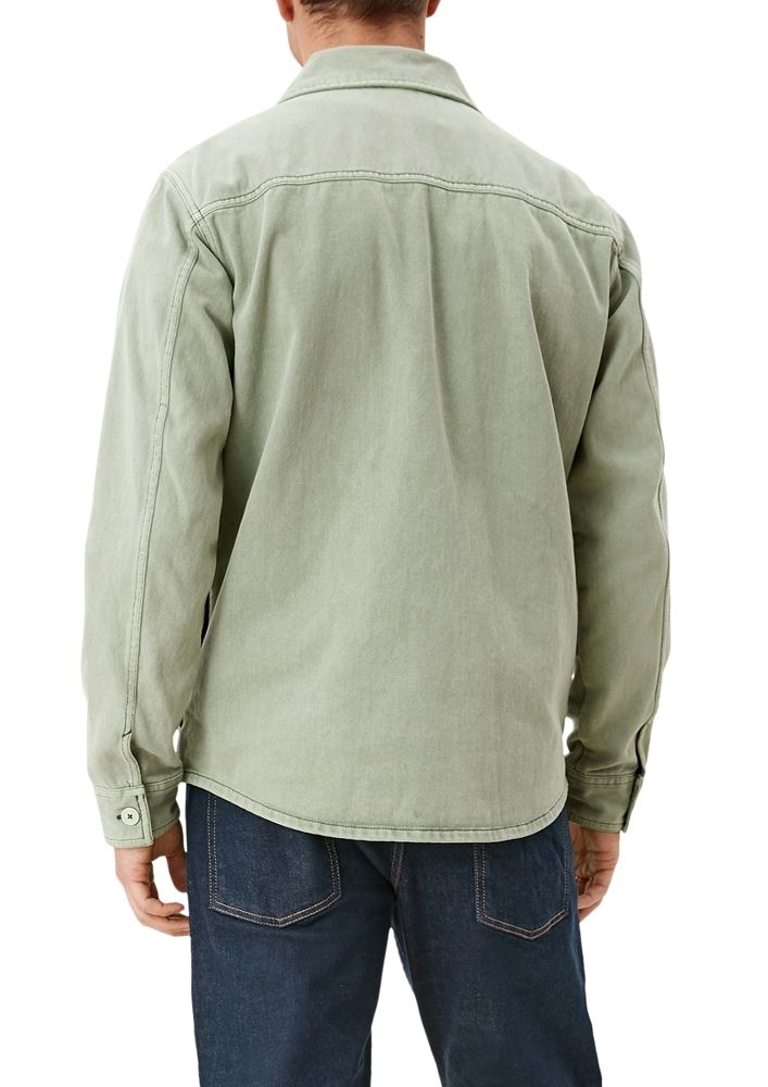 s.Oliver Herren Overshirt Hemd Seitentaschen grün S12  2110620 