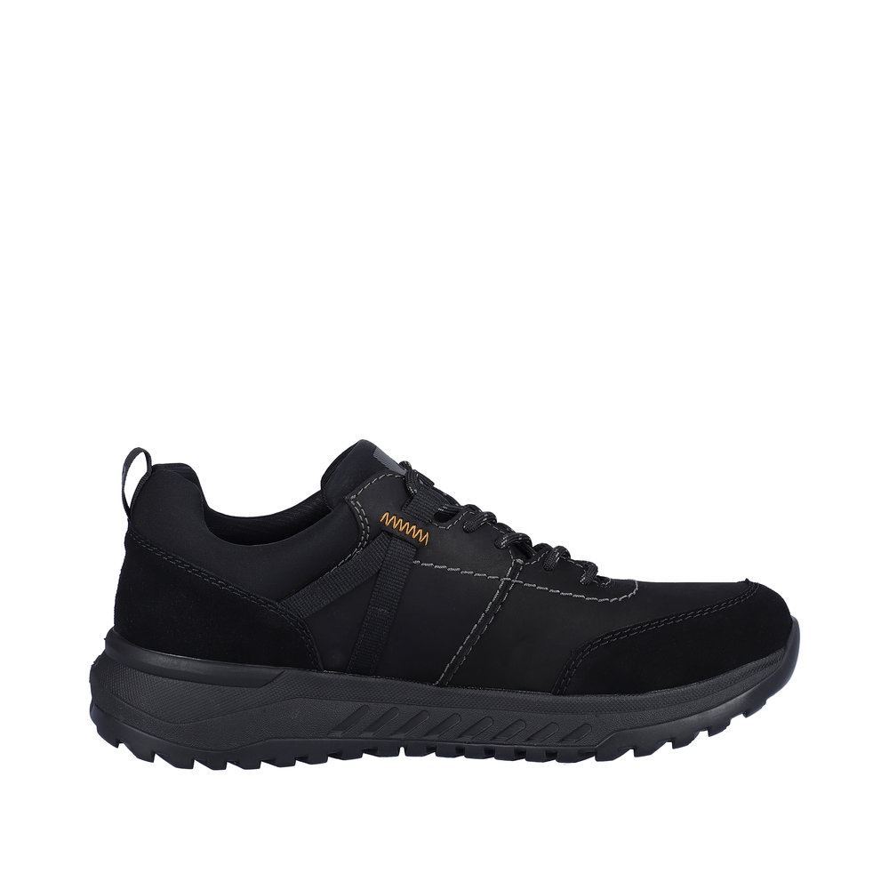Rieker Evolution Herren Sneaker Rauleder TEX- Membran Wechselfußbett Komfortweite schwarz S23 U0100-00 