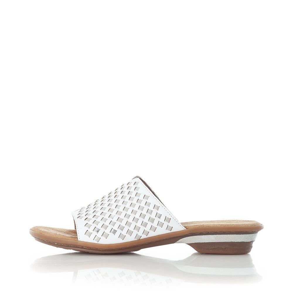 Rieker Pantolette Antistress weiß 63498-80 