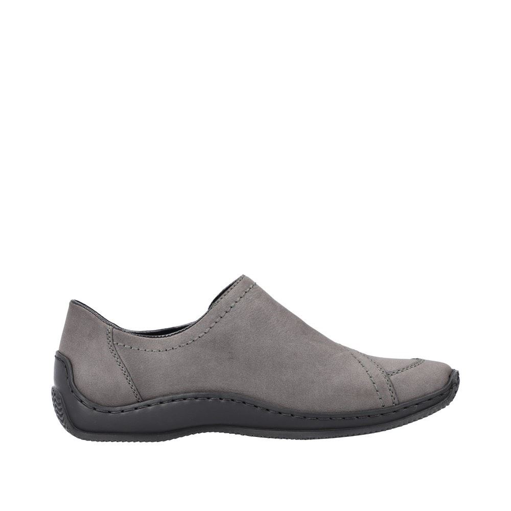 Rieker Antistress Damen Slipper Schlupfschuh grau S22 L1791-45 