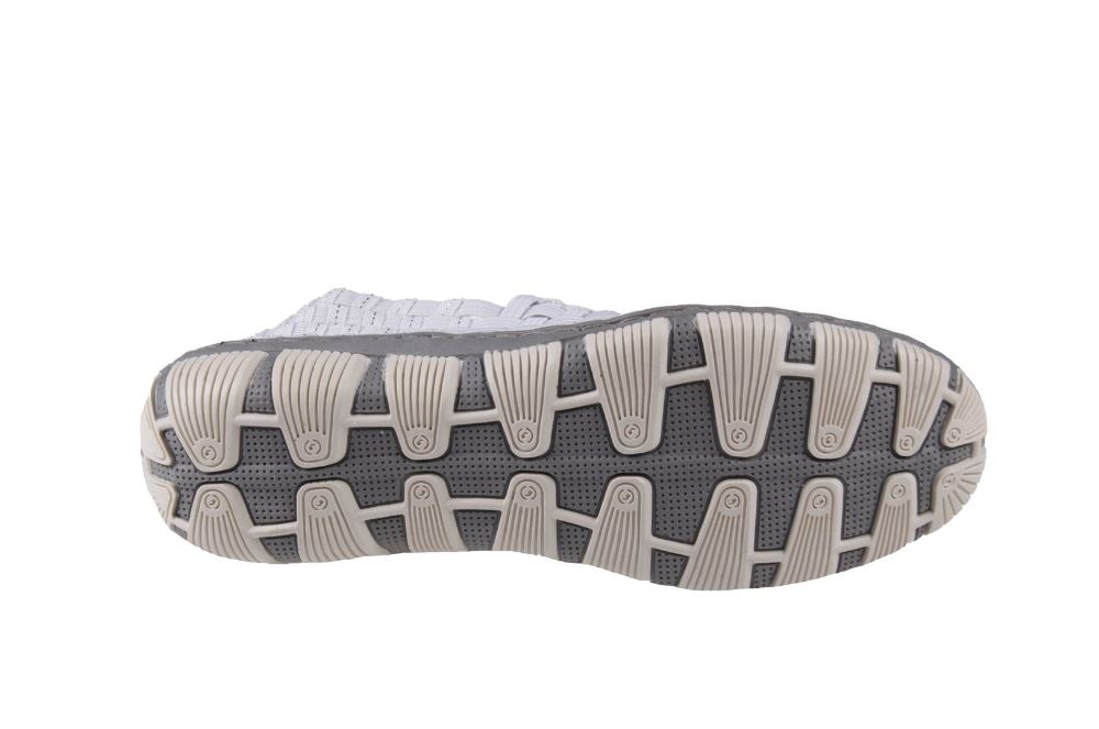 Rockspring Slipper weiß handgeflochten Drill Tasman 