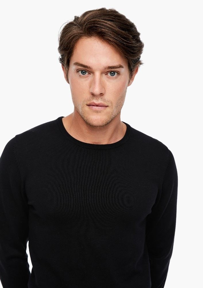 s.Oliver Feinstrickpulli schwarz 2040664 XL | 9999 black | 